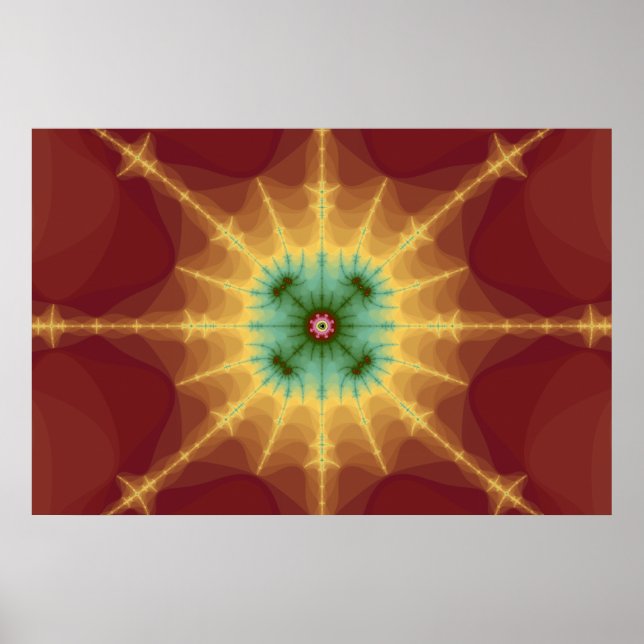 Superstar - Fraktal Art Poster (Vorne)