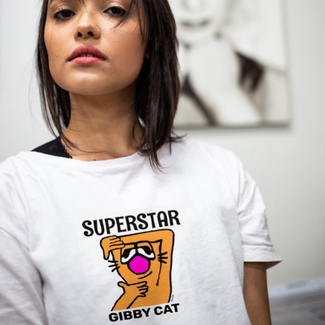SUPERSTAR FUNNY GIBBY CAT-T - Shirt (Von Creator hochgeladen)