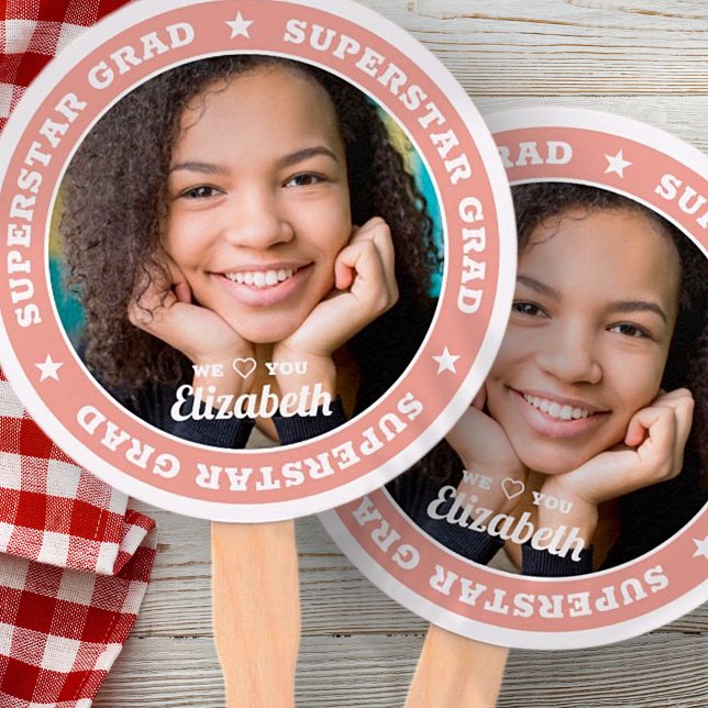 Superstar Grad Abschluss Modernes Foto Fächer (Von Creator hochgeladen)