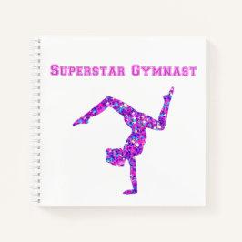 Superstar Gymnast Spiral Notebook Notizbuch