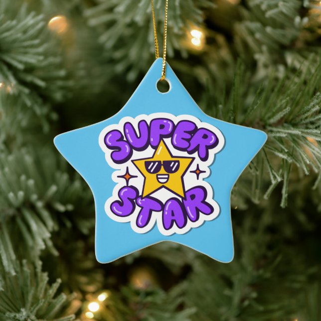 Superstar Keramik Ornament (Baum)