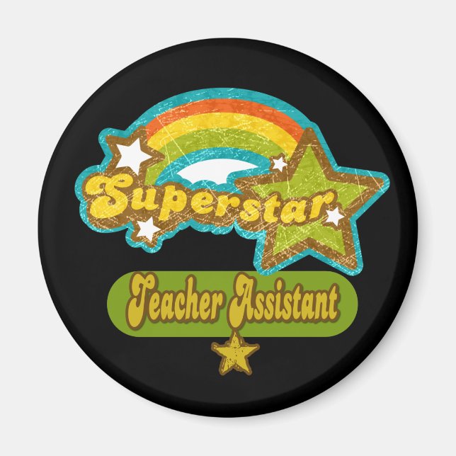 Superstar-Lehrer-Assistent Magnet (Vorne)