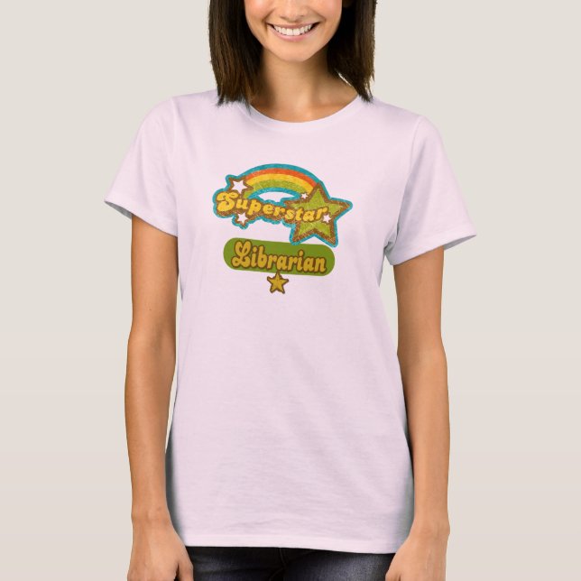 Superstar Librarian T-Shirt (Vorderseite)