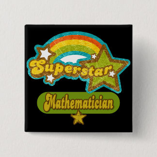 Superstar-Mathematiker Button