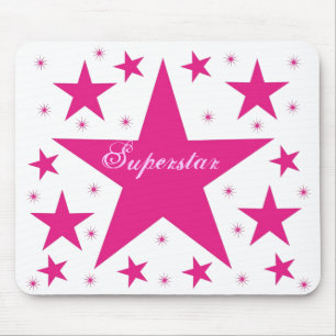 Superstar Mousepad, rosa Mousepad