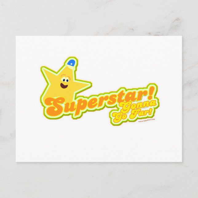 Superstar! Postkarte (Vorderseite)