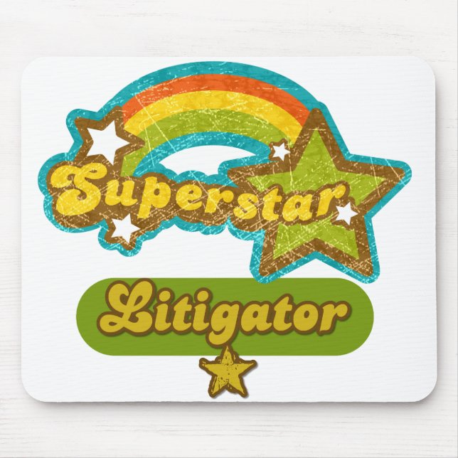 Superstar-Prozessanwalt Mousepad (Vorne)
