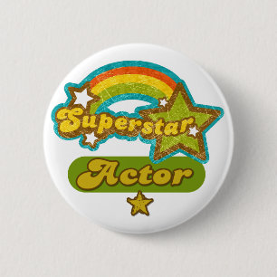 Superstar-Schauspieler Button