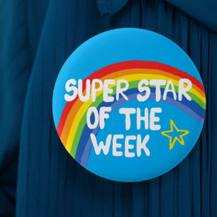 Superstar Schüler der Woche phantastischer Schüler Button