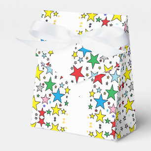 Superstar Sterne Glückliches Muster Papier Gefalle Geschenkschachtel