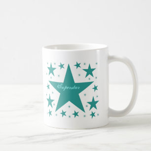 Superstar-Tasse, Aquamarin Kaffeetasse