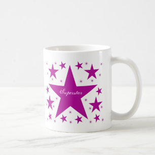 Superstar-Tasse, Lila Kaffeetasse