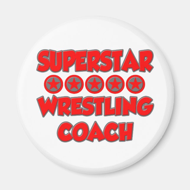 Superstar Wrestling Coach Magnet (Vorne)