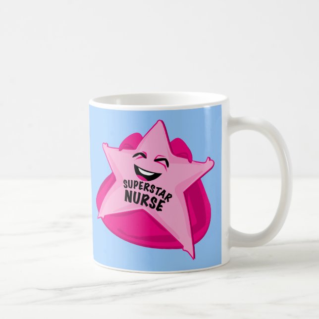 Superstarkrankenschwester-Tasse! Kaffeetasse (Rechts)