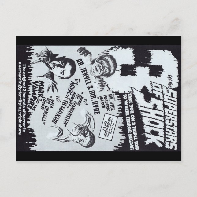 Superstars der SHOCK-Postkarte Postkarte (Vorderseite)