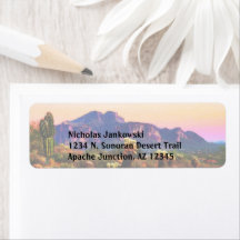 Superstition Berg Arizona Wüstenlandschaft