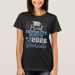 Superstolze Lieblingsnichte des Seniorabsolventen T-Shirt