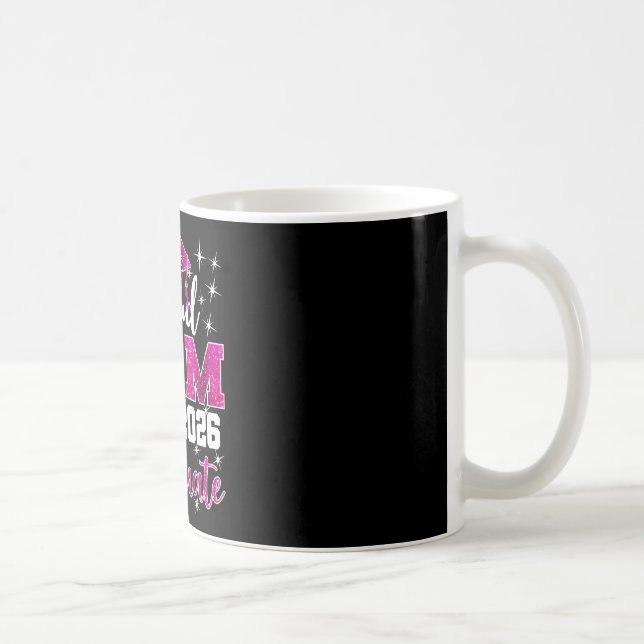 Superstolze Mutter des 2026er Absolventen Senior-A Kaffeetasse (Rechts)