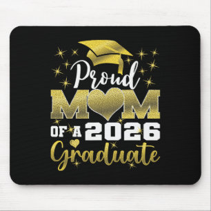 Superstolze Mutter des Absolventen der Abschlusskl Mousepad