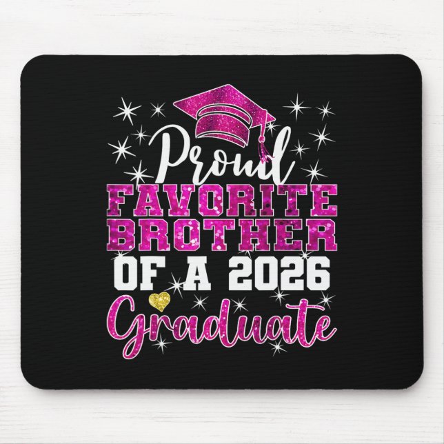 Superstolzer Lieblingsbruder des Seniorklassenabso Mousepad (Vorne)