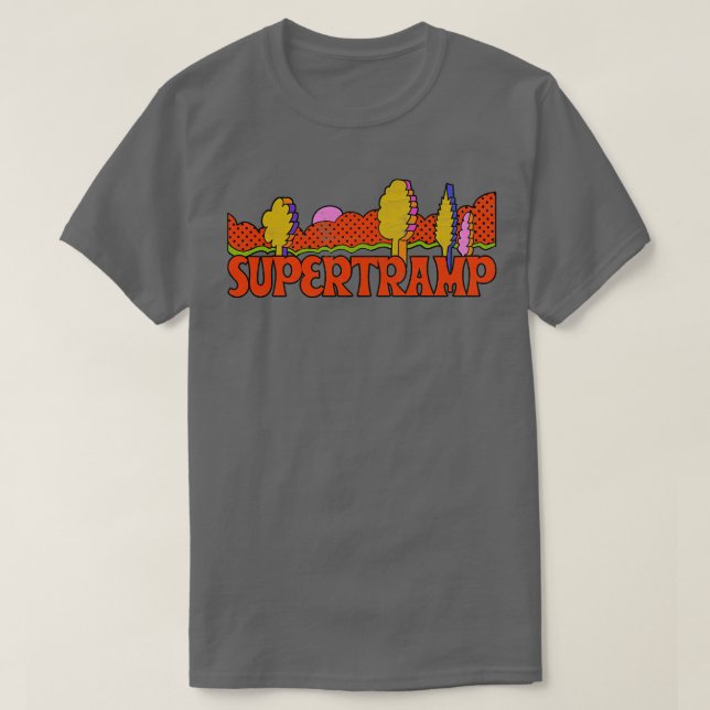 Supertramp Original Retro Style Design T-Shirt (Design vorne)