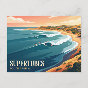 Supertubes Südafrika Postkarte