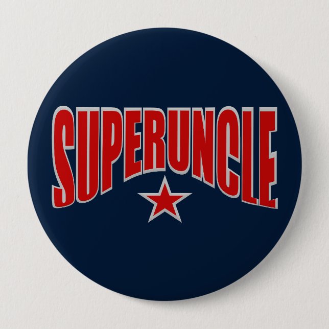 SUPERUNCLE-Taste - anpassbar Button (Vorderseite)