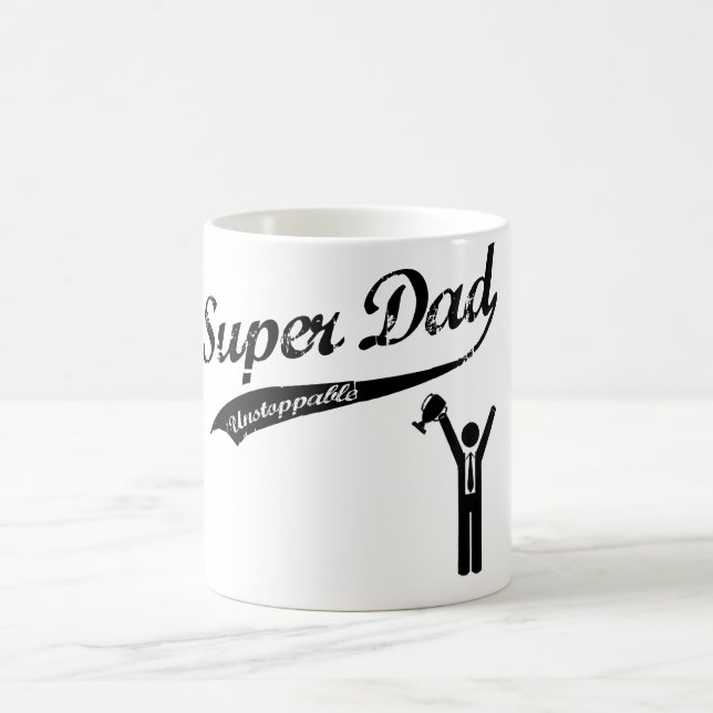 SuperVater ist UNAUFHALTSAM! Kaffee-Tasse Kaffeetasse (Mittel)