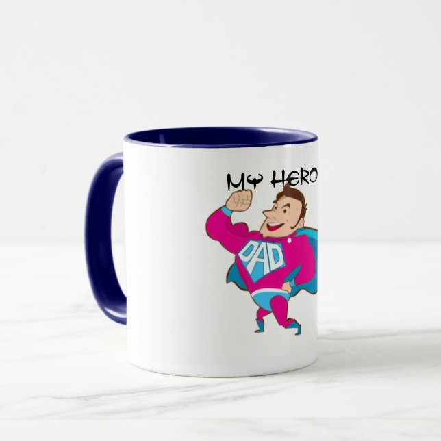 SuperVater-Kaffee-Tasse Tasse (Vorderseite Links)