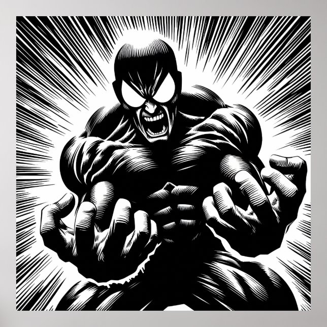 Supervillain Poster (Vorne)
