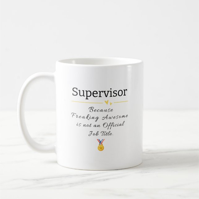 Supervisor-Geschenk - Vorstandsbewertungsquote C Kaffeetasse (Links)