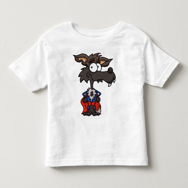Superwolf-Kleinkind-T - Shirt (Vorderseite)