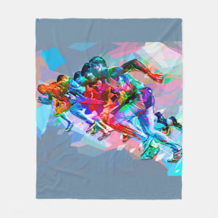 Superzeichenstift farbige Sprinter Fleecedecke