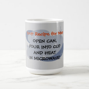 Suppe Rezept für Männer Kaffeetasse
