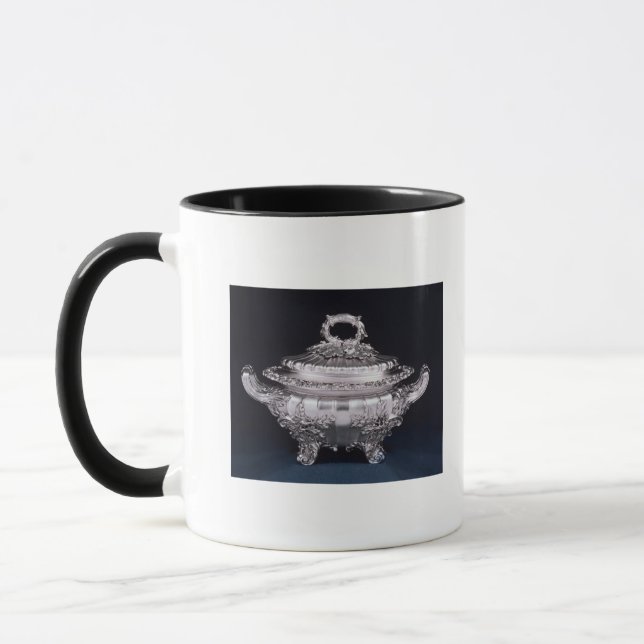 Suppe Tureen, einer eines Paares, gemacht von Paul Tasse (Links)