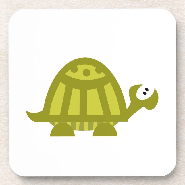 Suppenschildkröte Getränkeuntersetzer (Vorderseite)