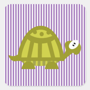 Suppenschildkröte Quadratischer Aufkleber