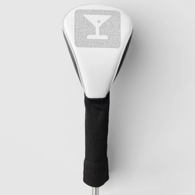 Supper Clubs of Wisconsin - Martini Golf Headcover (Vorderseite)