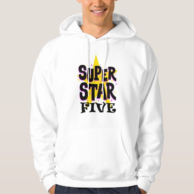 Supper Stars Fünf T - Shirt (Vorderseite)