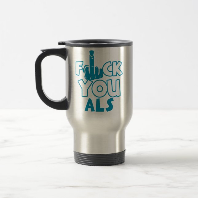 Support ALS awareness Reisebecher (Links)