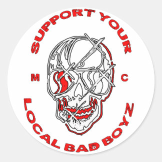 Support-Aufkleber Runder Aufkleber