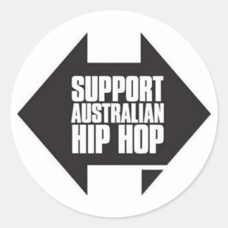 Support Autocollant hip hop australien