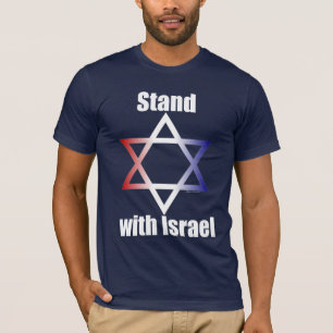 Support avec le T-shirt de l'Israël