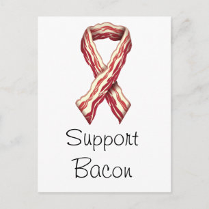 Support-Bacon Postkarte