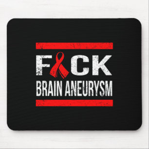 SUPPORT BRAIN ANEURYSM AWARENESS T - SHIRT MOUSEPAD