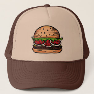 Support burgers humour casquette