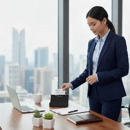 Support Carte De Visite Elegant Custom Text Professional