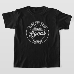 support de votre T-Shirt de bibliothèque locale