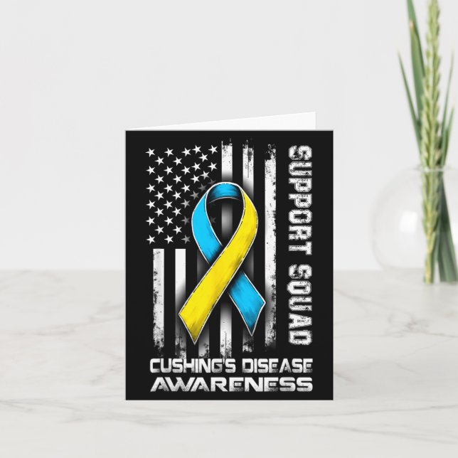 Support Disease s Squad Awareness Cushing Joke Karte (Vorderseite)