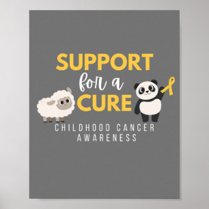 support d'une cure cancer de l'enfance Poster & Im